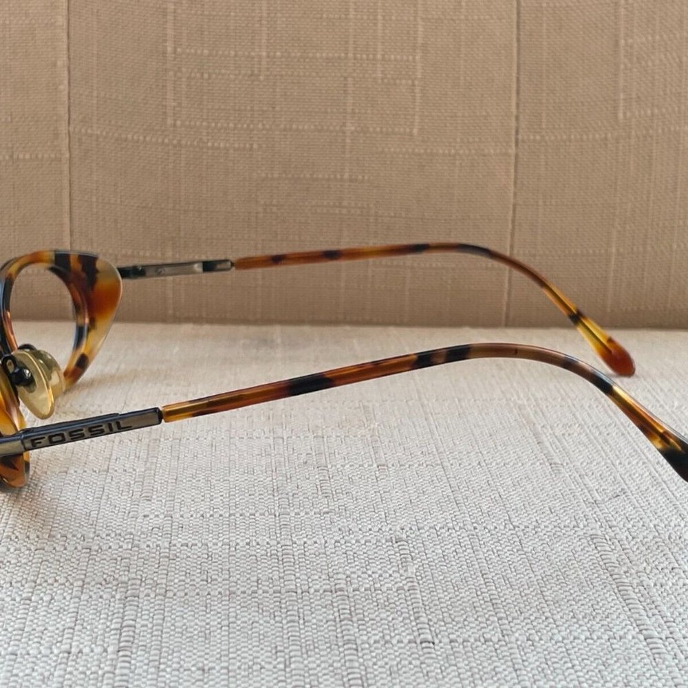 Fossil Vintage Glasses Frame Brown Tortoise/Black Glasses Frame - Picture 12 of 12